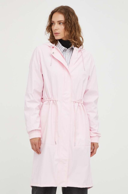 Pláštěnka (parka) Rains 18550 Jackets nezateplené růžová 18550.78