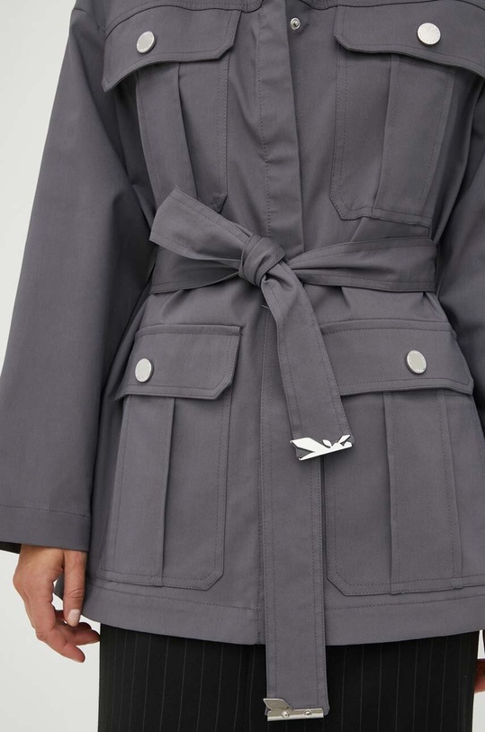 Bunda Patrizia Pepe 8O0077.A301 sivá