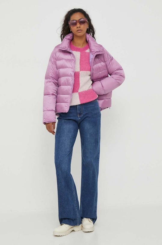 Μπουφάν με επένδυση από πούπουλα Bomboogie JW8081TDLC3 μωβ ZW23