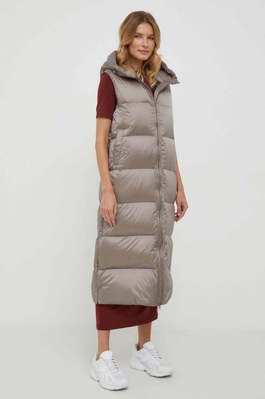 Oblečení Péřová vesta Bomboogie VW7149TDLC3 hnědá