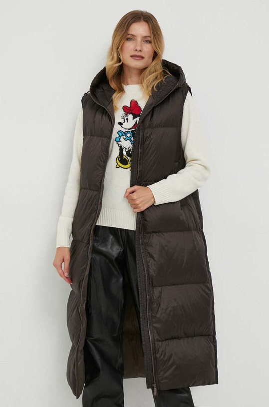 Bomboogie bezrękawnik puchowy pozostałe brązowy VW7149TDLC3