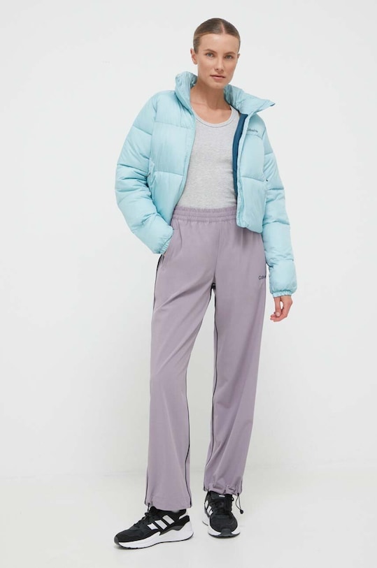 Bunda Columbia Puffect Cropped Jacket 2002491 tyrkysová AW23