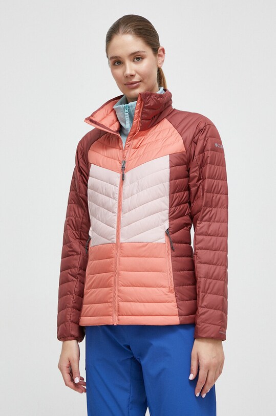 Спортивна куртка Columbia Powder Lite Blocked II 2010373 бордо AW23