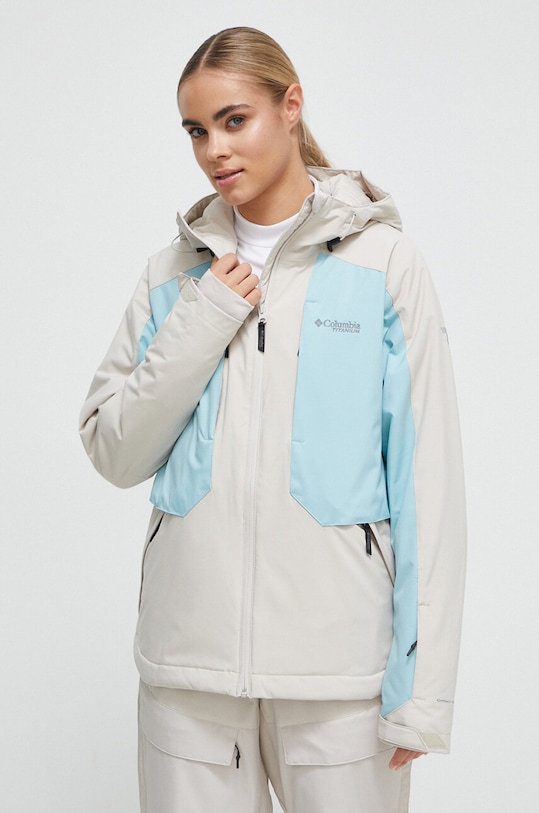 Columbia kurtka narciarska Highland Summit sporty zimowe beżowy 2050961
