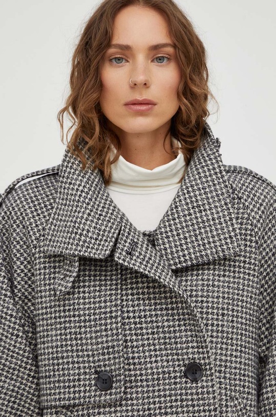 Bunda s prímesou vlny Gestuz béžová 10908182