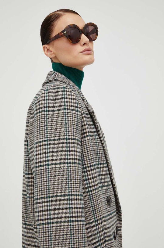 Gestuz palton din lana 10908204 multicolor