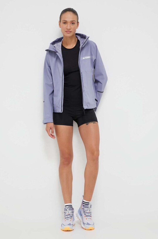 adidas TERREX kurtka przeciwdeszczowa Multi RAIN.RDY 2.5 L IP3833 niebieski AW23