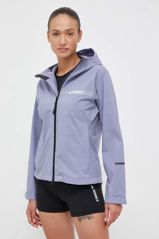 Nepromokavá bunda adidas TERREX Multi RAIN.RDY 2.5 L modrá IP3833