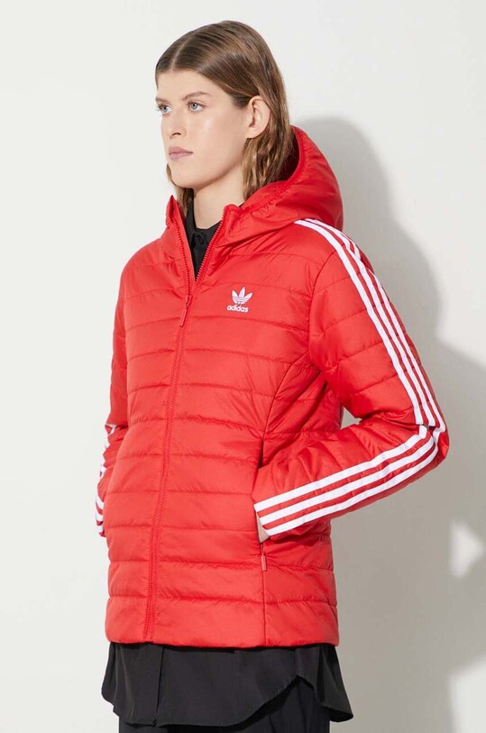 adidas Originals kurtka czerwony IK0441