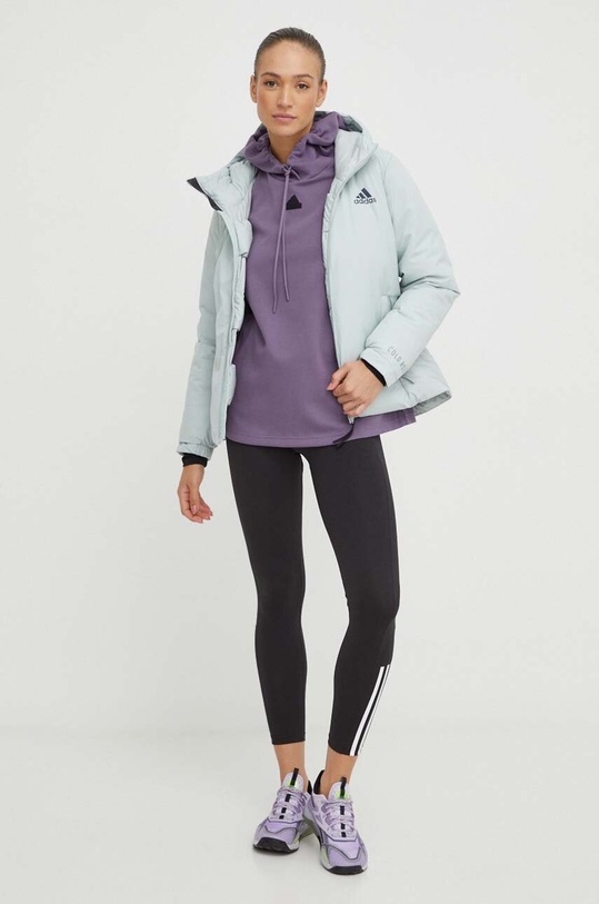 adidas kurtka puchowa IK3141 zielony AW23