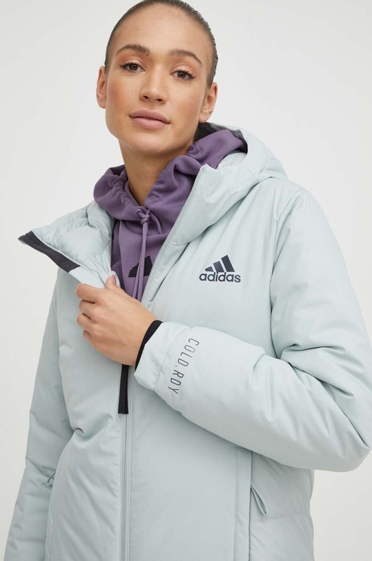 adidas kurtka puchowa zielony IK3141