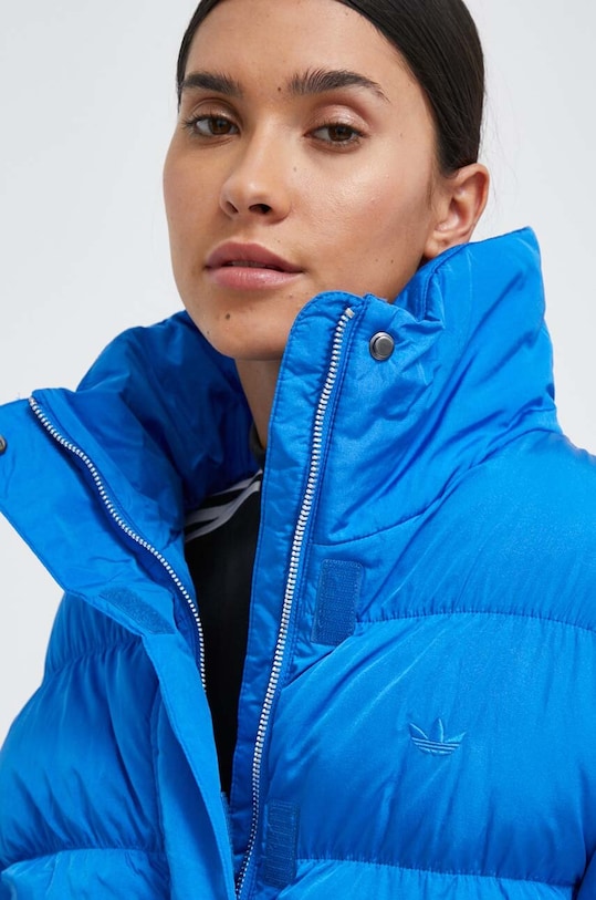 adidas Originals kurtka Vegan Puffer niebieski IJ8234