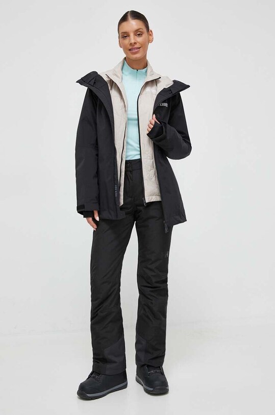 Ρούχα Αθλητικό μπουφάν adidas TERREX Xperior 3in1 RAIN.RDY IB4240 μαύρο