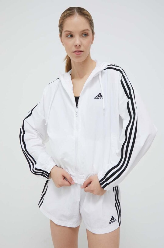 adidas kurtka Essentials pozostałe biały IC0560