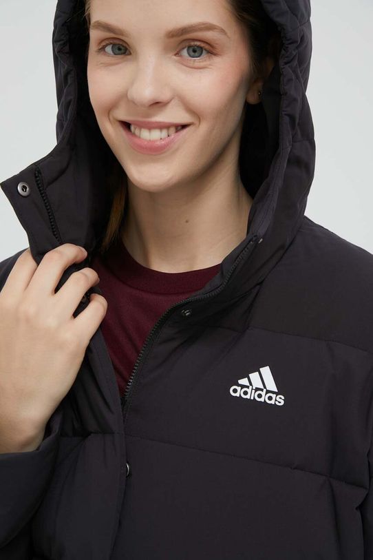 Пухова куртка adidas чорний HG8747