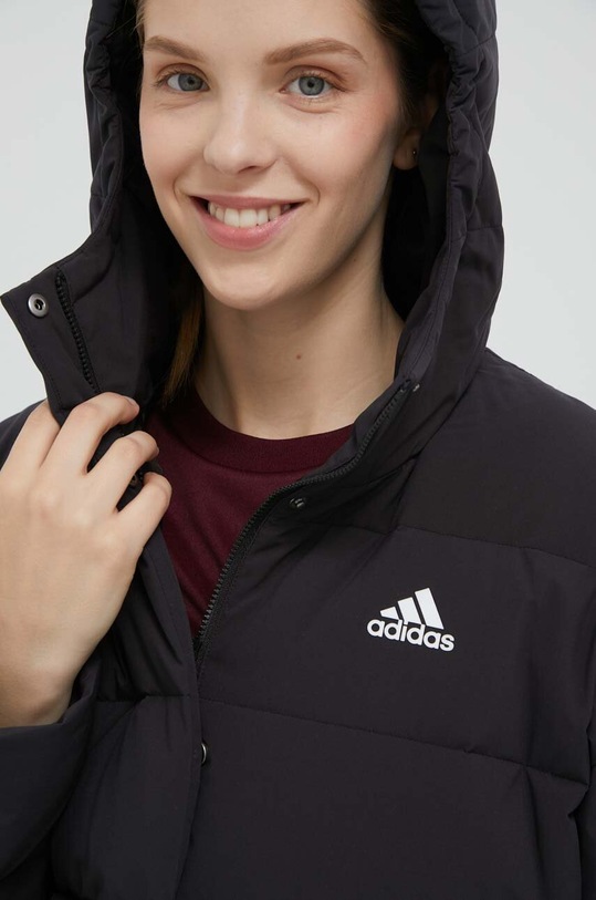 Пухова куртка adidas чорний HG8747