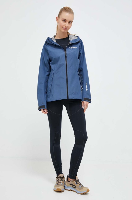 adidas TERREX kurtka przeciwdeszczowa Xperior GTX Paclite HZ4259 niebieski AW23