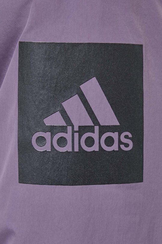 Пухова куртка adidas HZ5700 фіолетовий