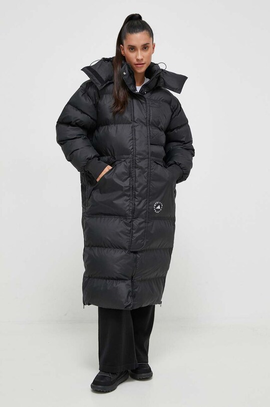 Μπουφάν adidas by Stella McCartney HZ9130 μαύρο