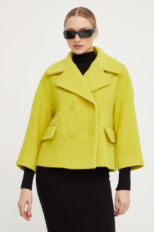 Μάλλινο μπουφάν Red Valentino 3R3CJB856UP πράσινο AW23