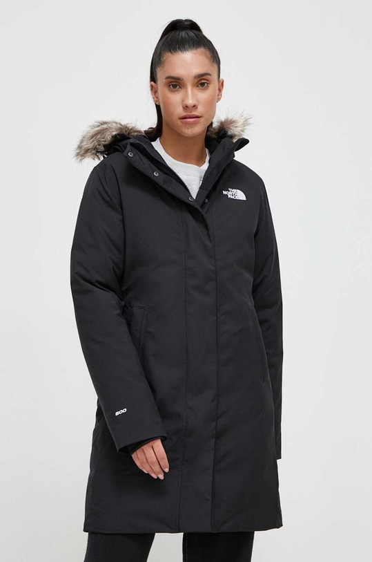 The North Face kurtka puchowa NF0A84J2JK31 czarny AW23