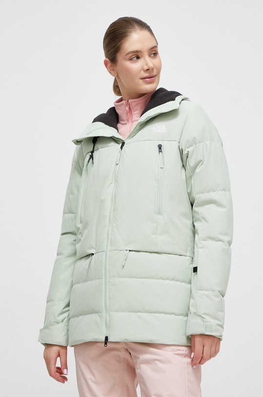 Péřová bunda The North Face Pallie zimní sporty zelená NF0A3M17OPL1