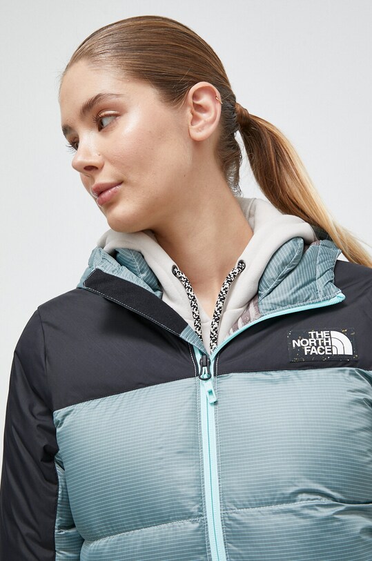 The North Face kurtka puchowa niebieski NF0A7ZGFOQF1