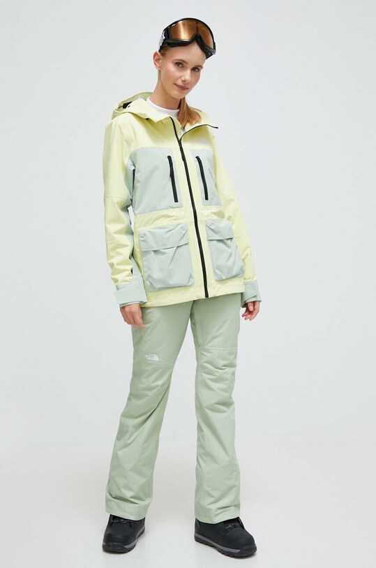 The North Face geaca Dragline NF0A82VYKIJ1 galben AW23