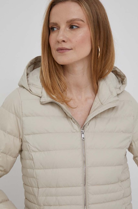 Tommy Hilfiger kurtka puchowa beżowy WW0WW41140