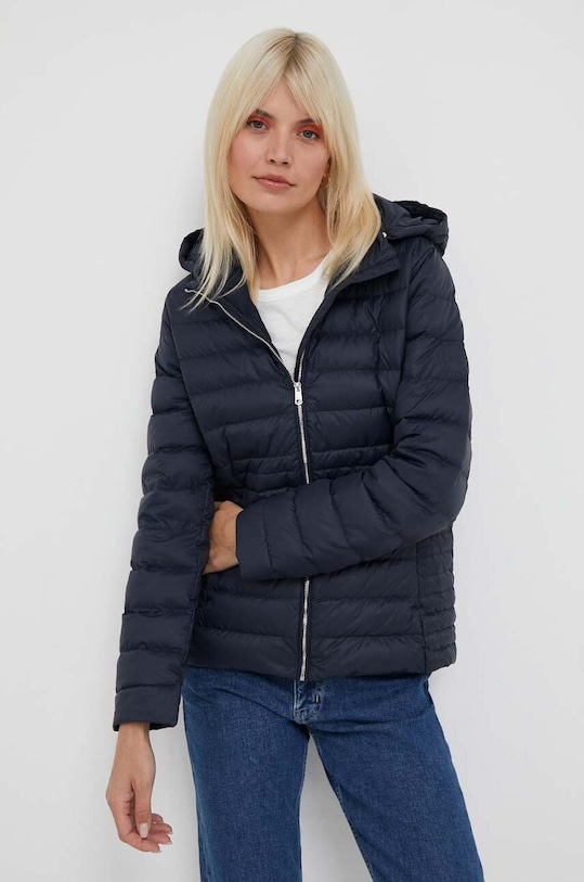 Tommy Hilfiger kurtka puchowa pozostałe granatowy WW0WW41140