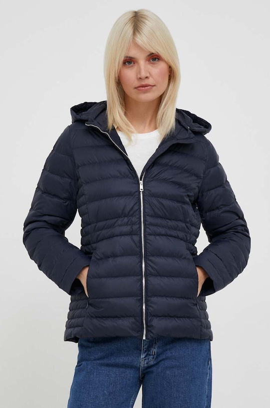 Tommy Hilfiger kurtka puchowa granatowy WW0WW41140