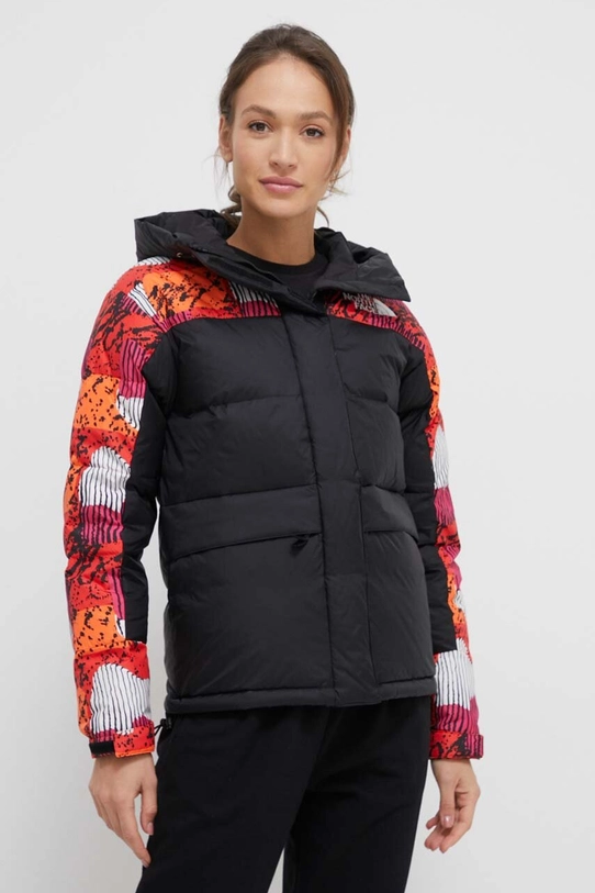 The North Face geaca de puf cu captuseala negru NF0A4R2WOT21