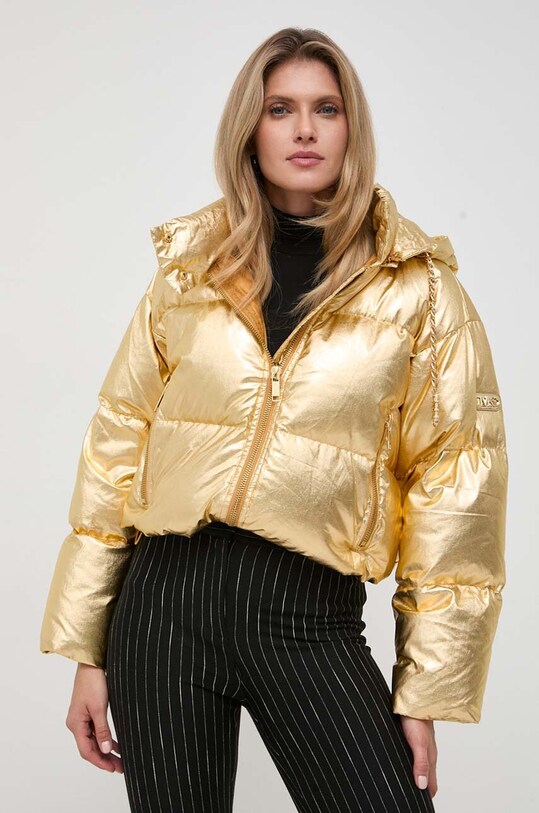 MICHAEL Michael Kors geaca de puf cu captuseala aur MF320CS77T