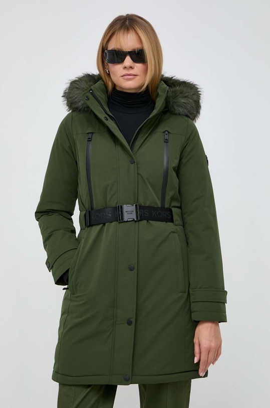 MICHAEL Michael Kors hanorac cu captuseala verde 77C6268M42