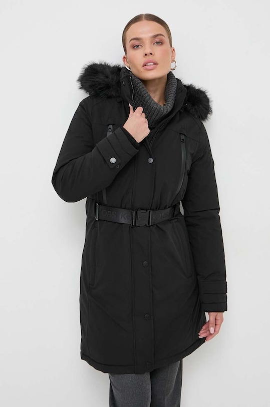 MICHAEL Michael Kors parka 77C6268M42 czarny AW23