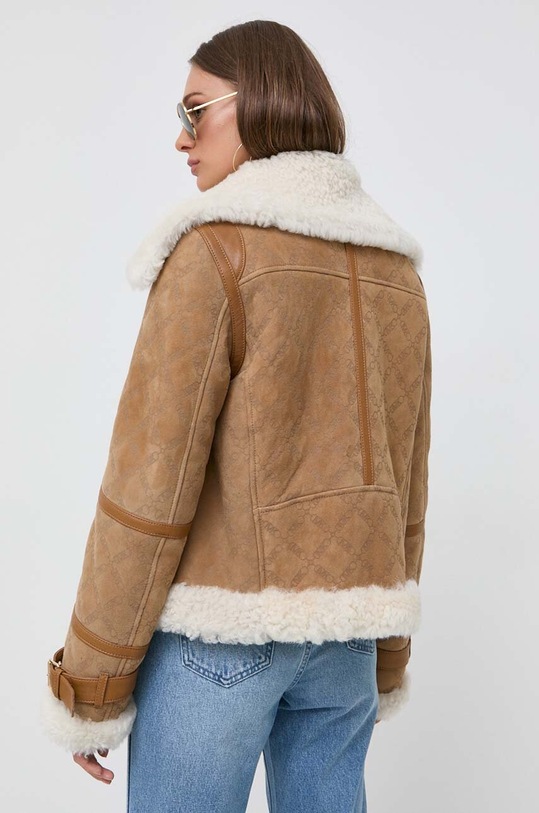Îmbrăcăminte MICHAEL Michael Kors geaca de piele MF320BG9ME bej
