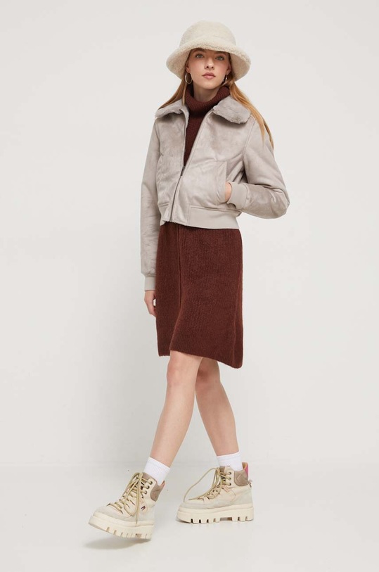 Hollister Co. kurtka KI344.3424.121 szary AW23