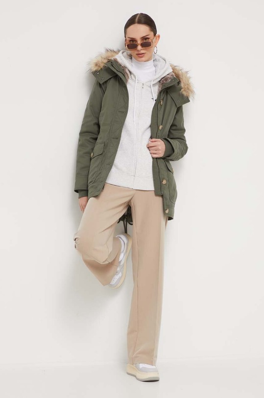 Hollister Co. kurtka KI344.3502.332 zielony AW23