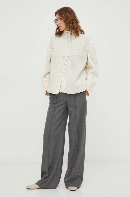 Samsoe Samsoe vest F23300133 beige AW23