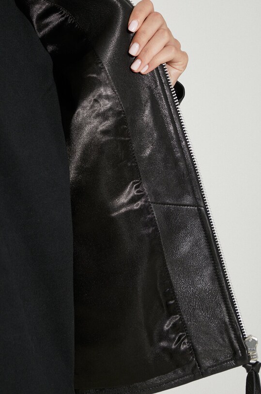 Samsoe Samsoe geacă de piele F23300187