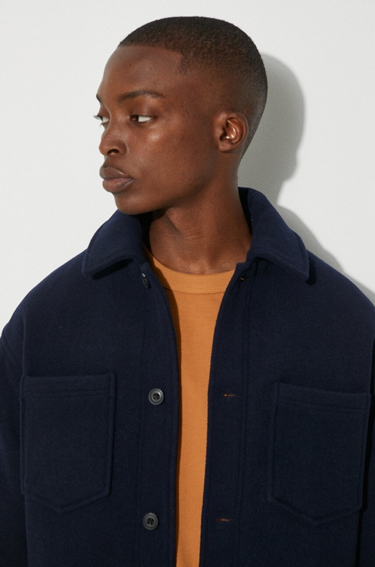 Samsoe Samsoe wool jacket M23300101 navy