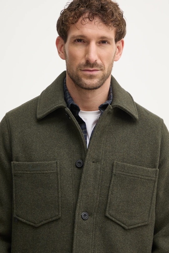 Samsoe Samsoe giacca in lana verde M23300101