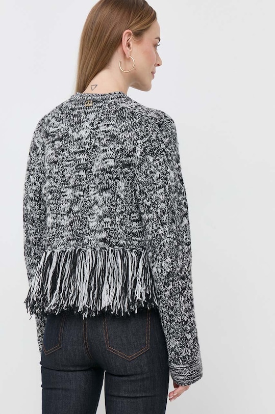 Odzież Twinset kardigan z domieszką wełny 232TP3060 czarny