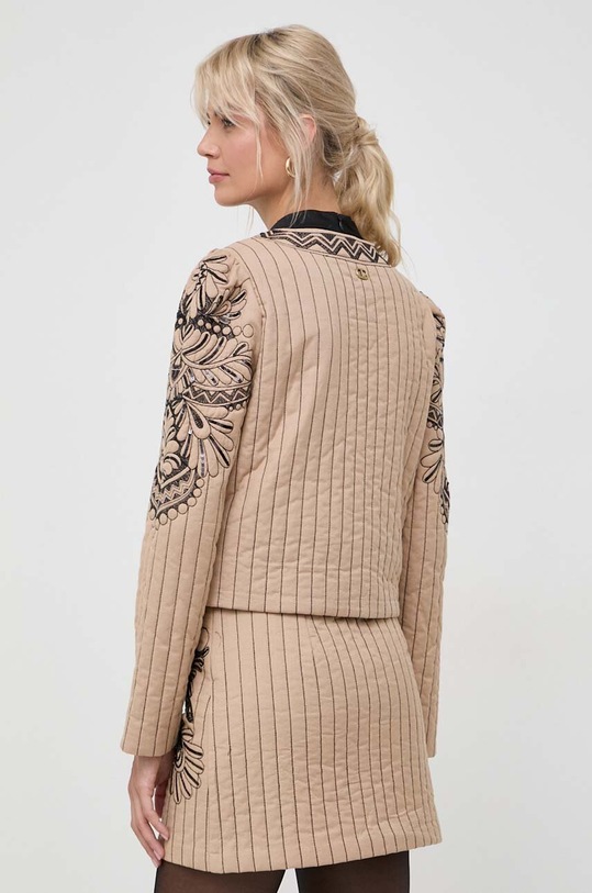 Odzież Twinset marynarka z domieszką lnu 232TP2670 beżowy