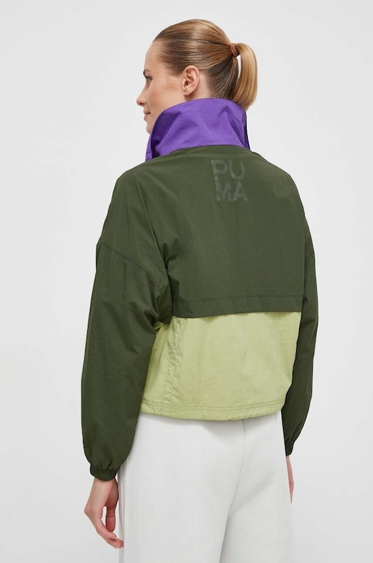 Odzież Puma kurtka 621446 zielony