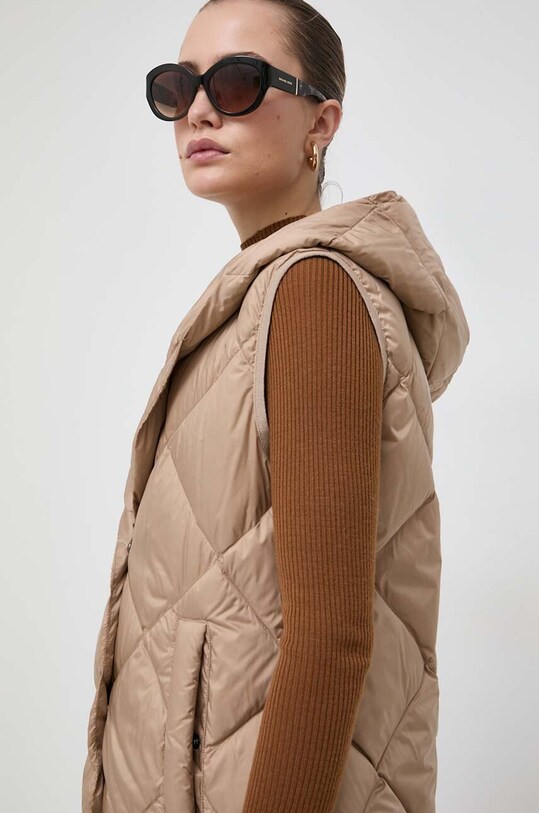 Weekend Max Mara bezrękawnik beżowy 2352960133600