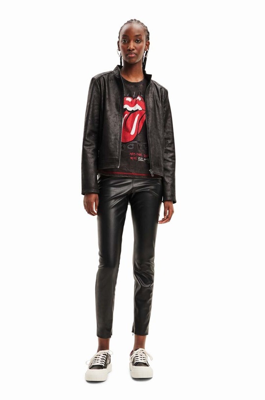 Desigual rövid kabát fekete 23WWEW02