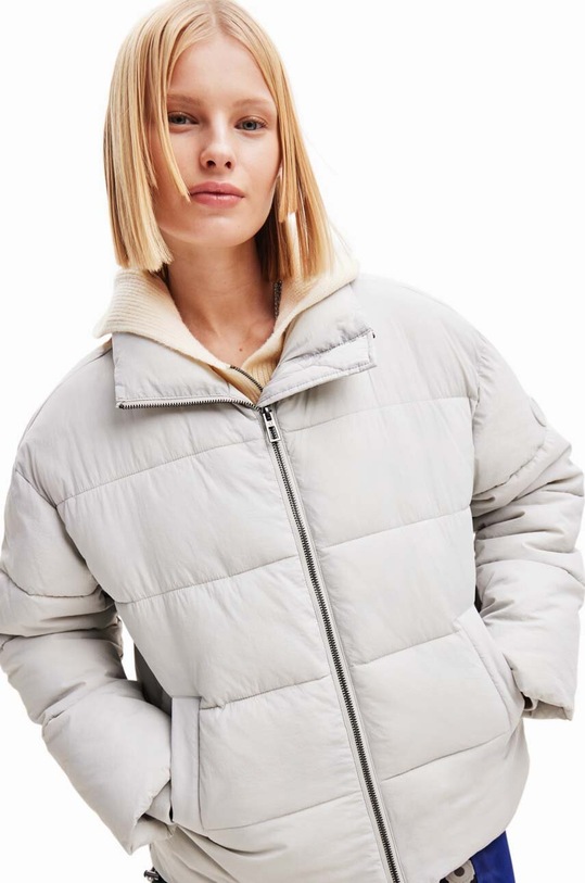 Odjeća Jakna Desigual 23WWEW56 WOMAN WOVEN PADDED SHORT OVERCO 23WWEW56 bež