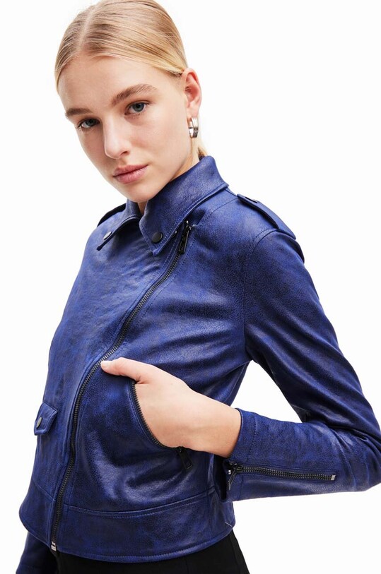 Odzież Desigual ramoneska 23WWEW65 granatowy