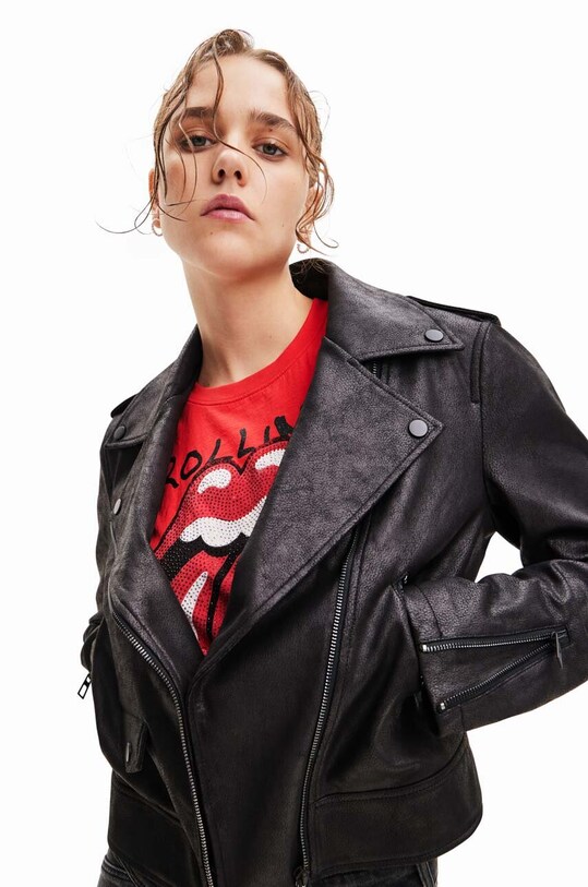 Odzież Desigual ramoneska 23WWEW65 czarny